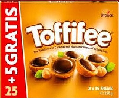 Toffifee Haselnuss in Caramel