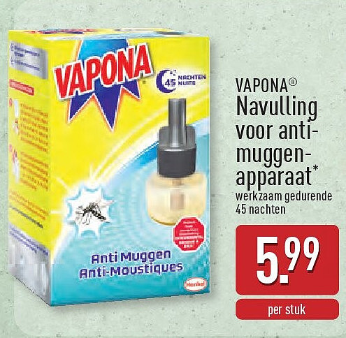 Navulling voor anti muggen apparaat*
