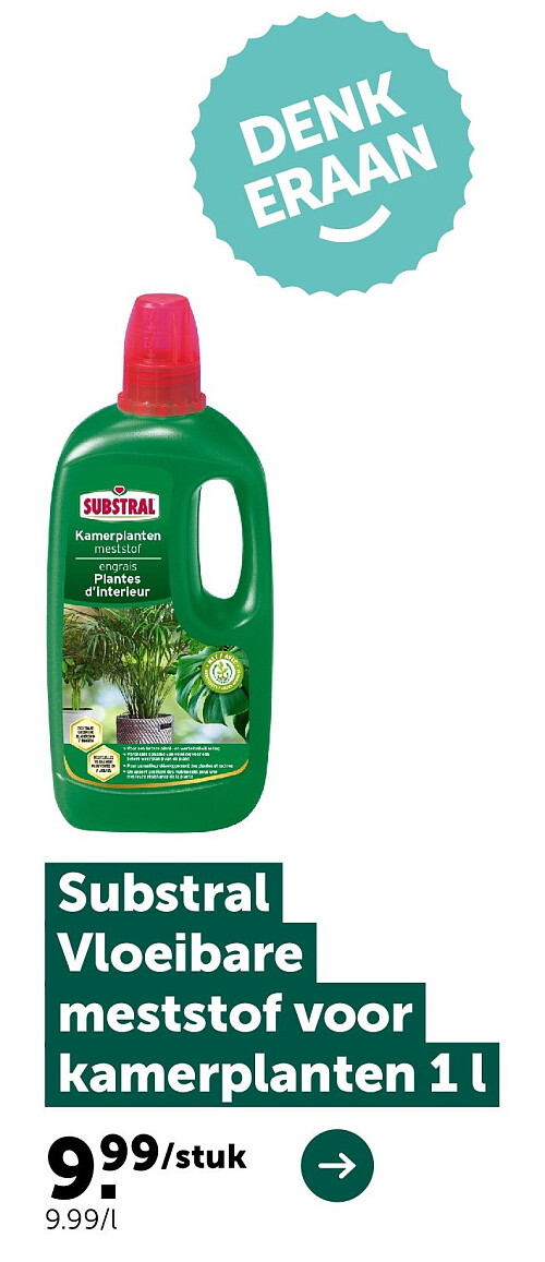 Substral Vloeibare meststof voor kamerplanten 1 l