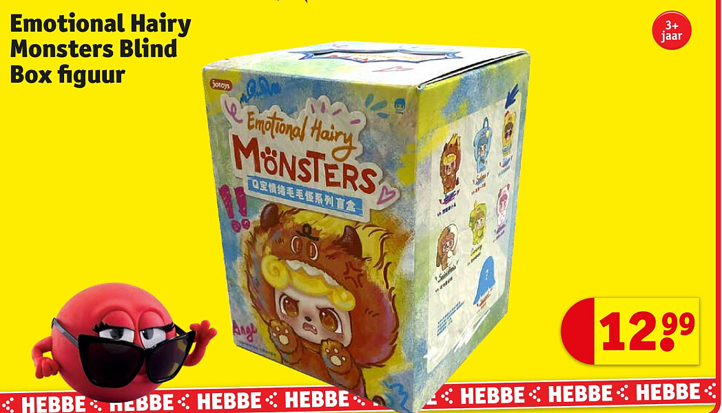 Emotional Hairy Monsters Blind Box figuur