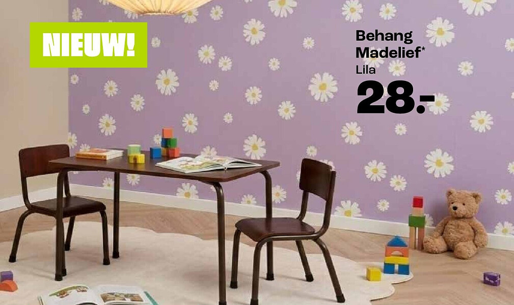 Behang Madelief