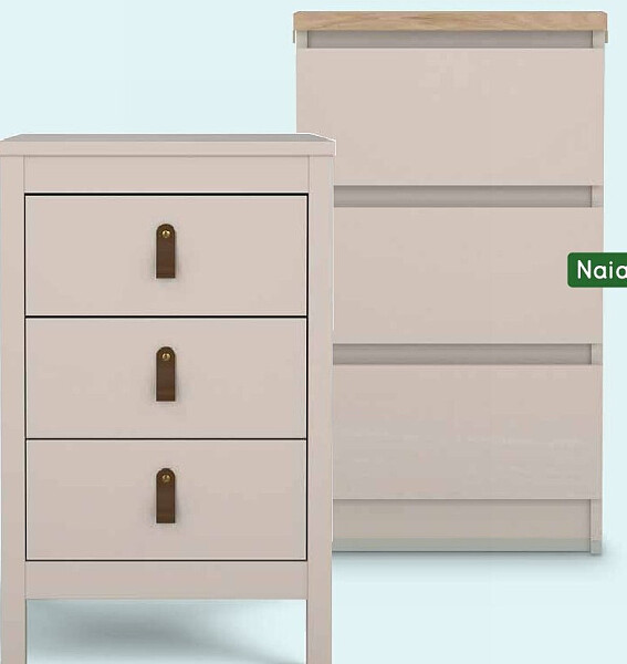 Naia nachtkastje met 3 lades
