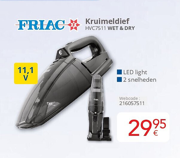 Kruimeldief HVC7511 WET & DRY