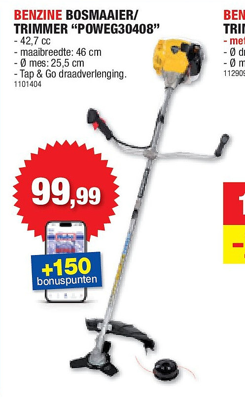 BENZINE BOSMAAIER/ TRIMMER “POWEG30408”