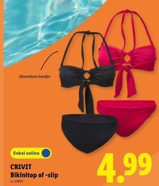 Bikinitop of -slip