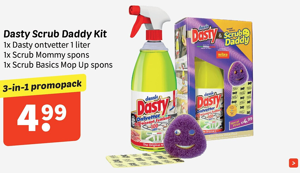 Dasty Scrub Daddy Kit