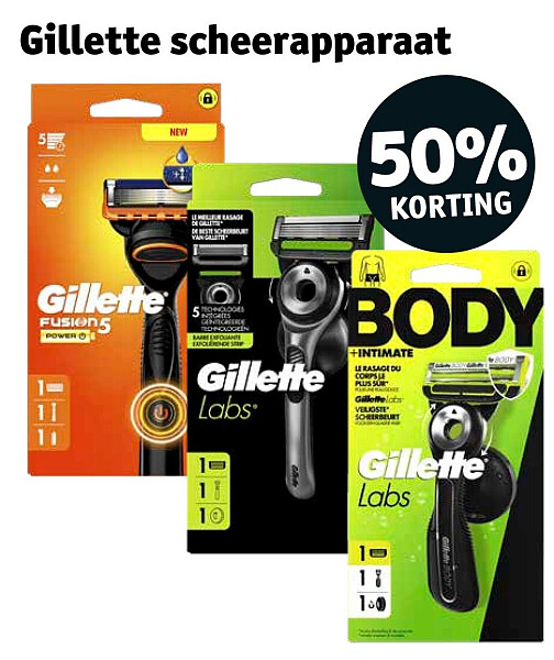 Gillette scheerapparaat