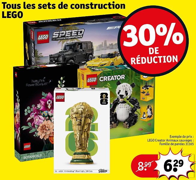 Tous les sets de construction LEGO