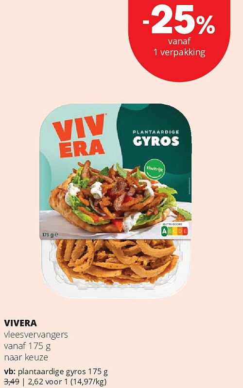 VIVERA vleesvervangers vanaf 175 g