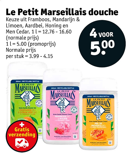 Le Petit Marseillais douche