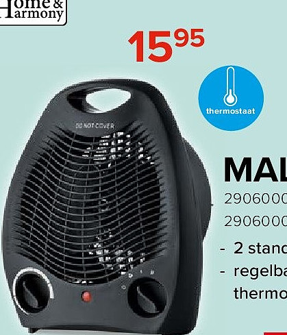Malibu ventilatorkachel