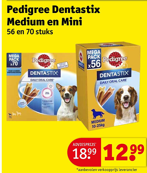 Pedigree Dentastix Medium en Mini