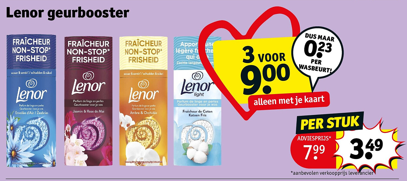 Lenor geurbooster