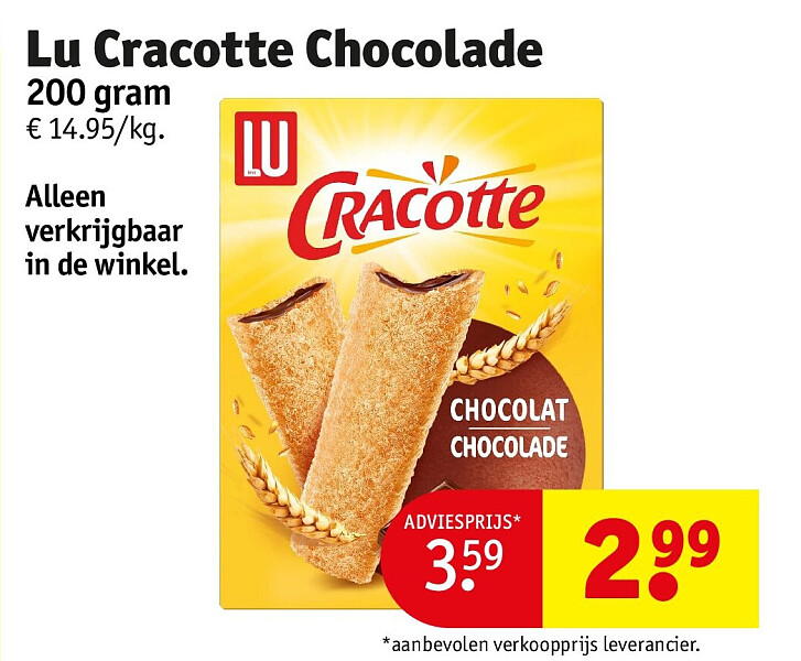 Lu Cracotte Chocolade
