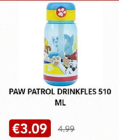 PAW PATROL DRINKFLES 510 ML