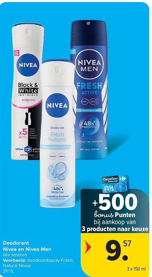 Deodorant Nivea en Nivea Men