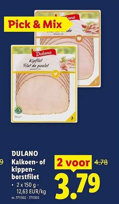 DULANO Kalkoen- of kippenborstfilet