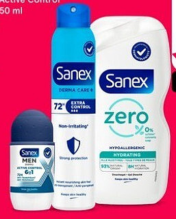 Sanex Men Dermo Active Control deodorant roller 50 ml