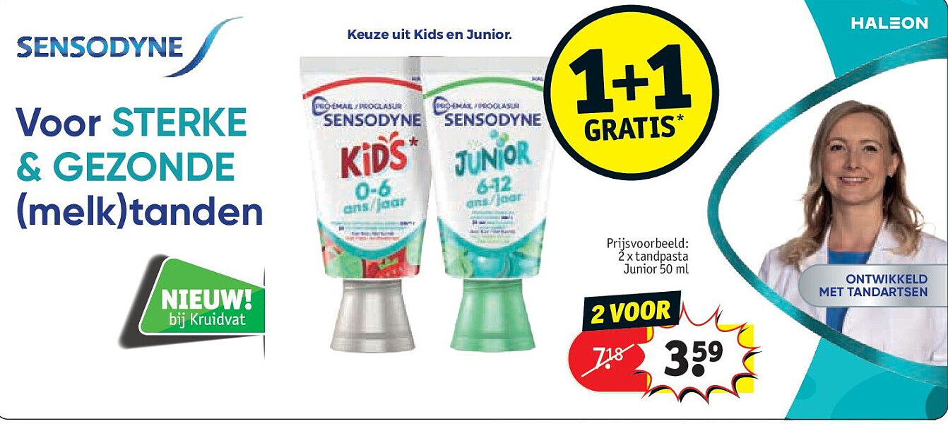 2 x tandpasta Junior 50 ml