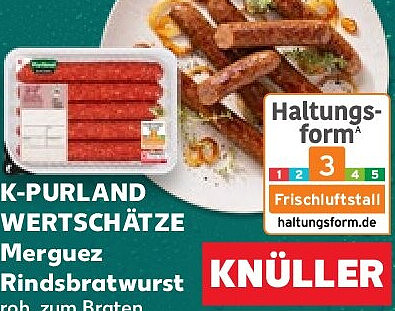 Wertschätze Merguez Rindsbratwurst