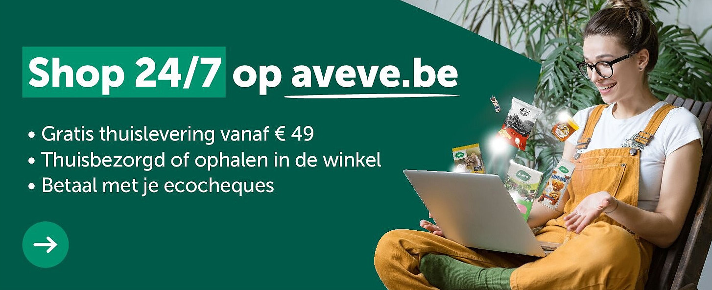 Shop 24/7 op aveve.be