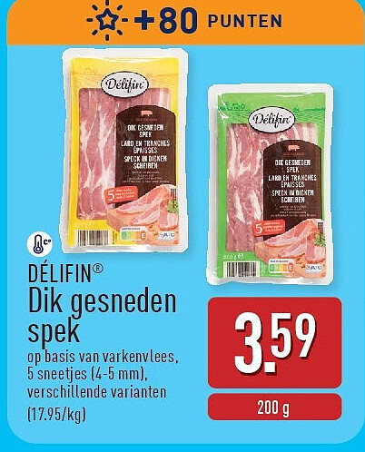 Dik gesneden spek