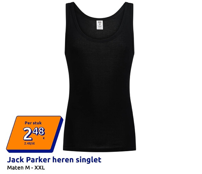 Jack Parker heren singlet