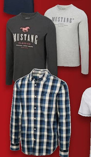Mustang Langarmshirt