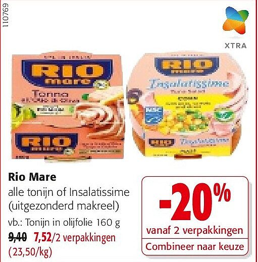 Rio Mare Tonijn in olijfolie 160 g