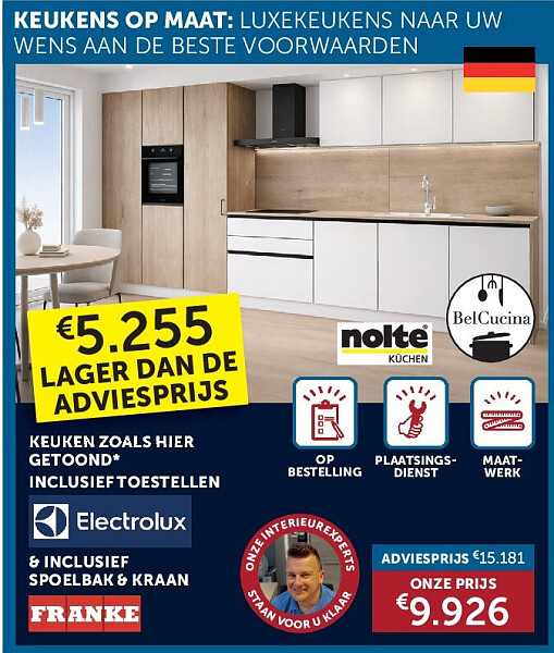 KEUKENS OP MAAT: LUXEKEUKENS NAAR UW WENS AAN DE BESTE VOORWAARDEN