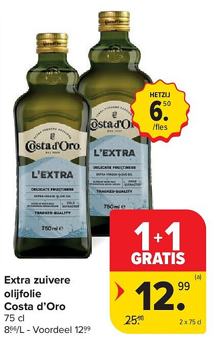 Extra zuivere olijfolie Costa d’Oro