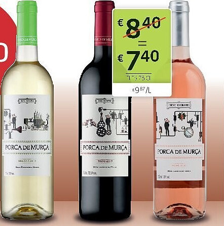 Porca de Murça Wit, Rood, Rosé