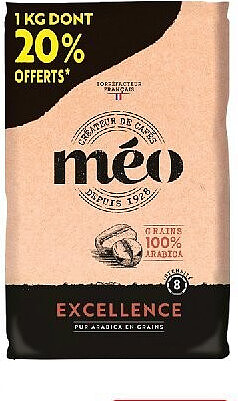 Café en grains Excellence Méo