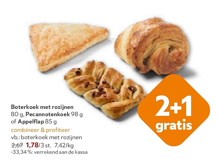boterkoek met rozijnen