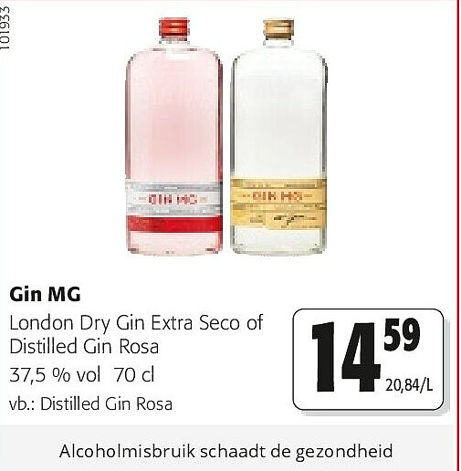 Gin MG Distilled Gin Rosa