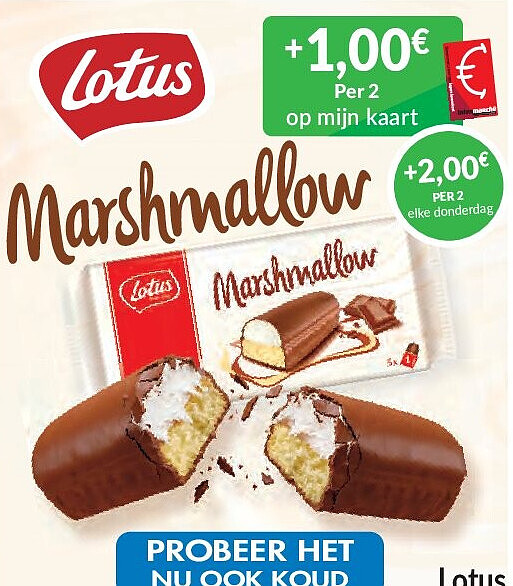 Lotus Marshmallow of Marsepi... - 5 stuks of Mergpijpjes - 7 stuks