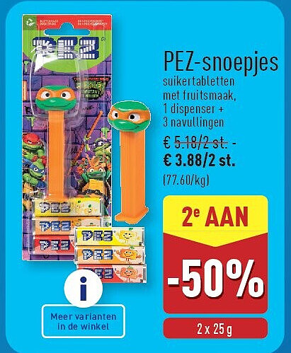 PEZ-snoepjes