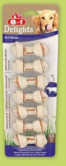 8in1 Delights Bones rund XS 7 stuks