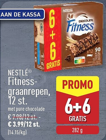 Fitnessgraanrepen, 12st.