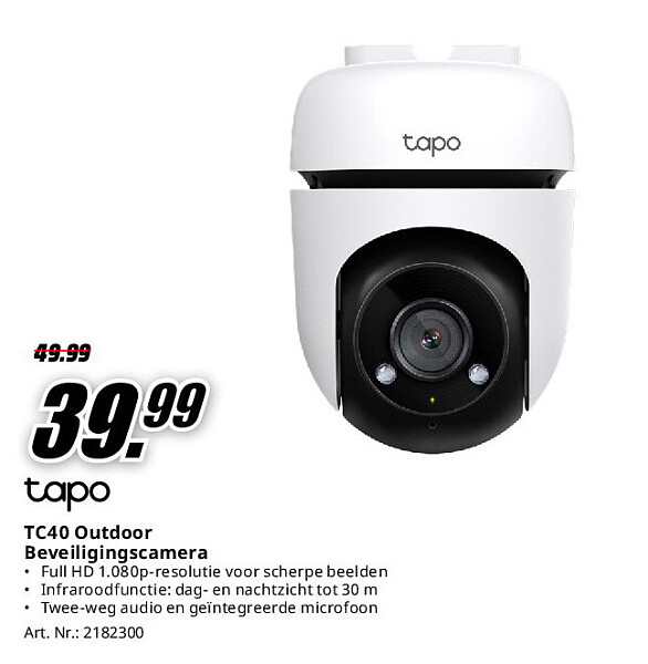 tapo TC40 Outdoor Beveiligingscamera