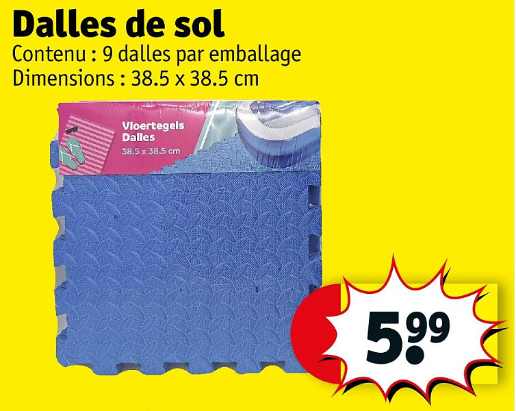 Dalles de sol