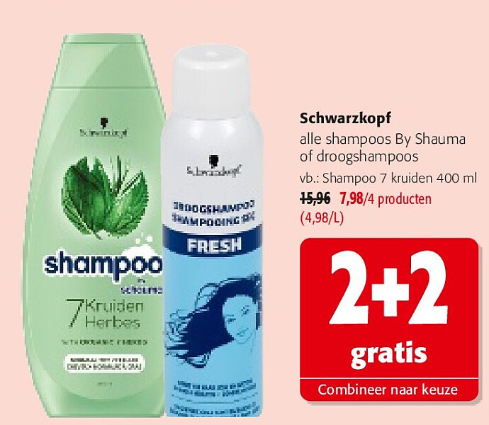 Schwarzkopf Shampoo 7 kruiden 400 ml