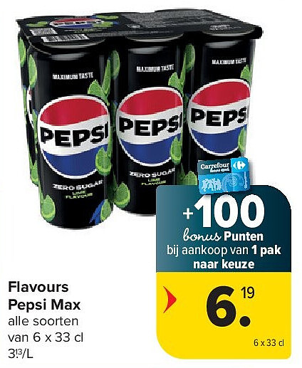 Flavours Pepsi Max