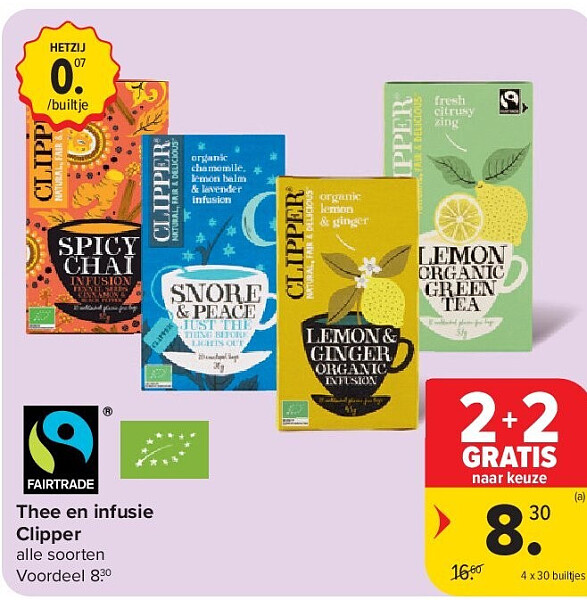 Thee en infusie Clipper