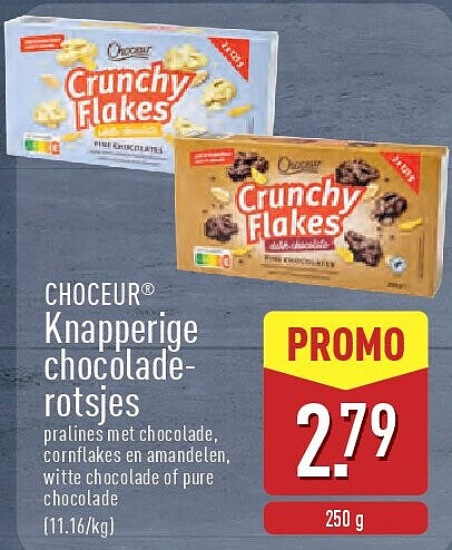 Knapperige chocoladerotsjes