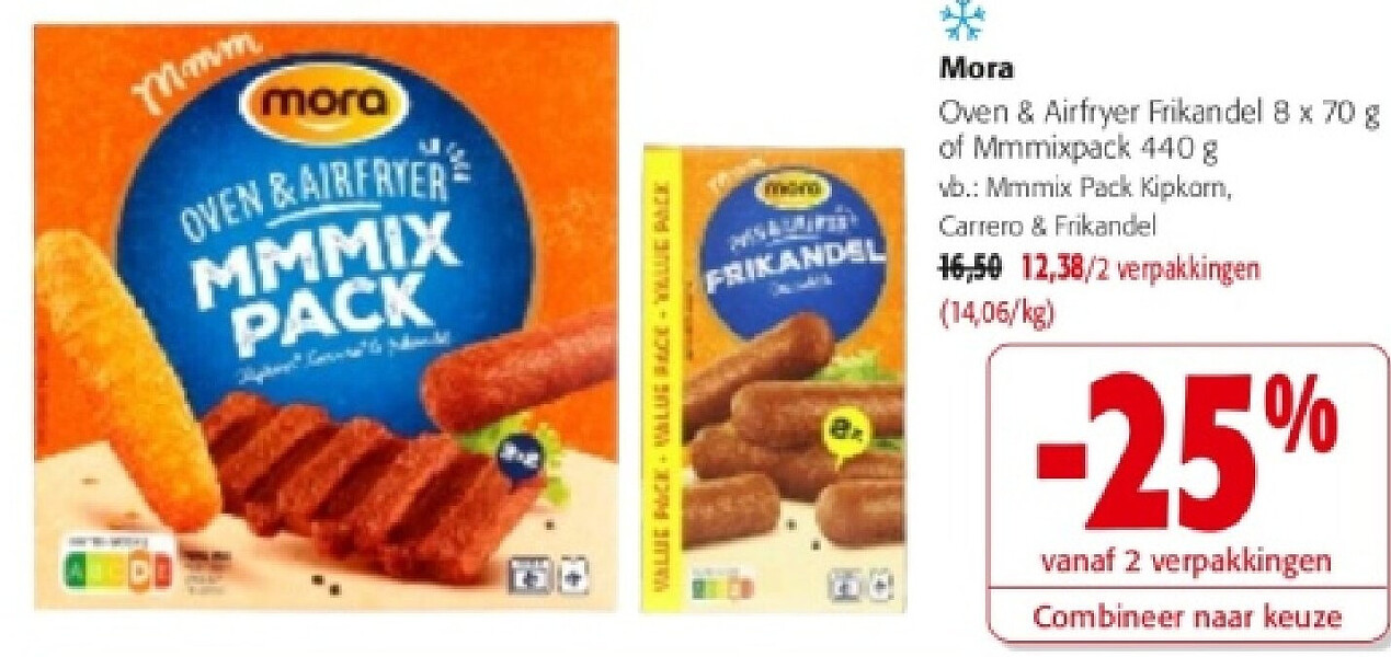 Mora Oven & Airfryer Frikandel 8 x 70 g