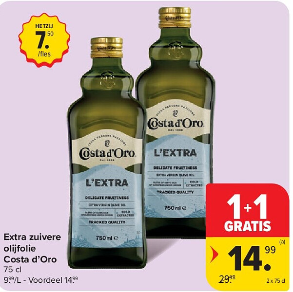 Extra zuivere olijfolie Costa d’Oro