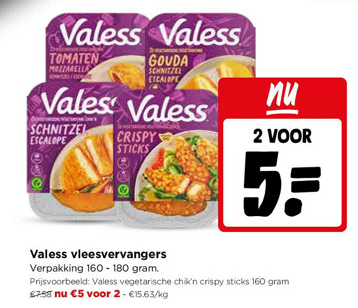 Valess vleesvervangers