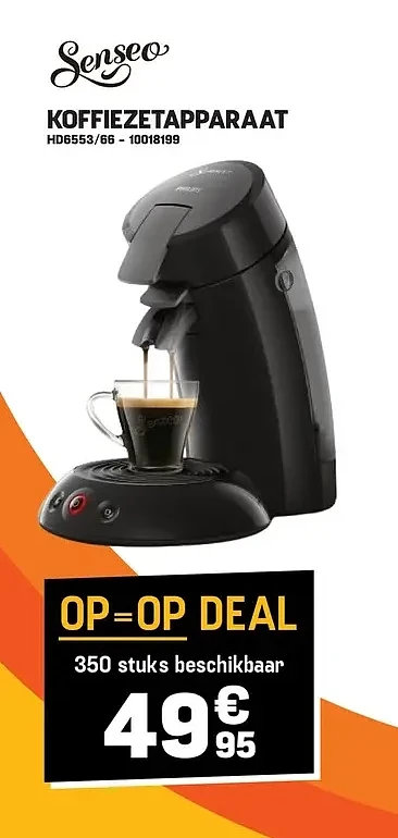 KOFFIEZETAPPARAAT HD6553/66