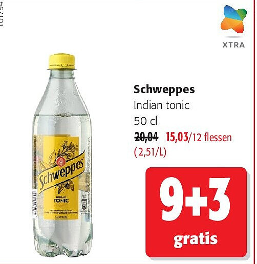 Schweppes Indian tonic 50 cl